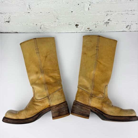 **Rare** Vintage 70’s Frye Banana Black Label Campus Boots - Picture 12 of 16